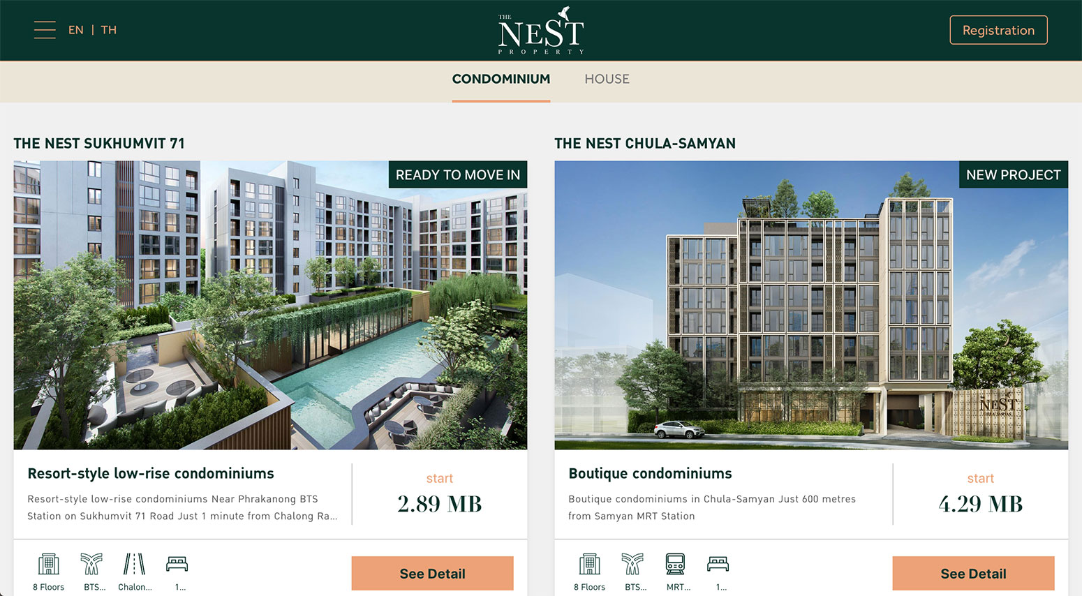 The Nest Property - conspiracy creative digital agency
